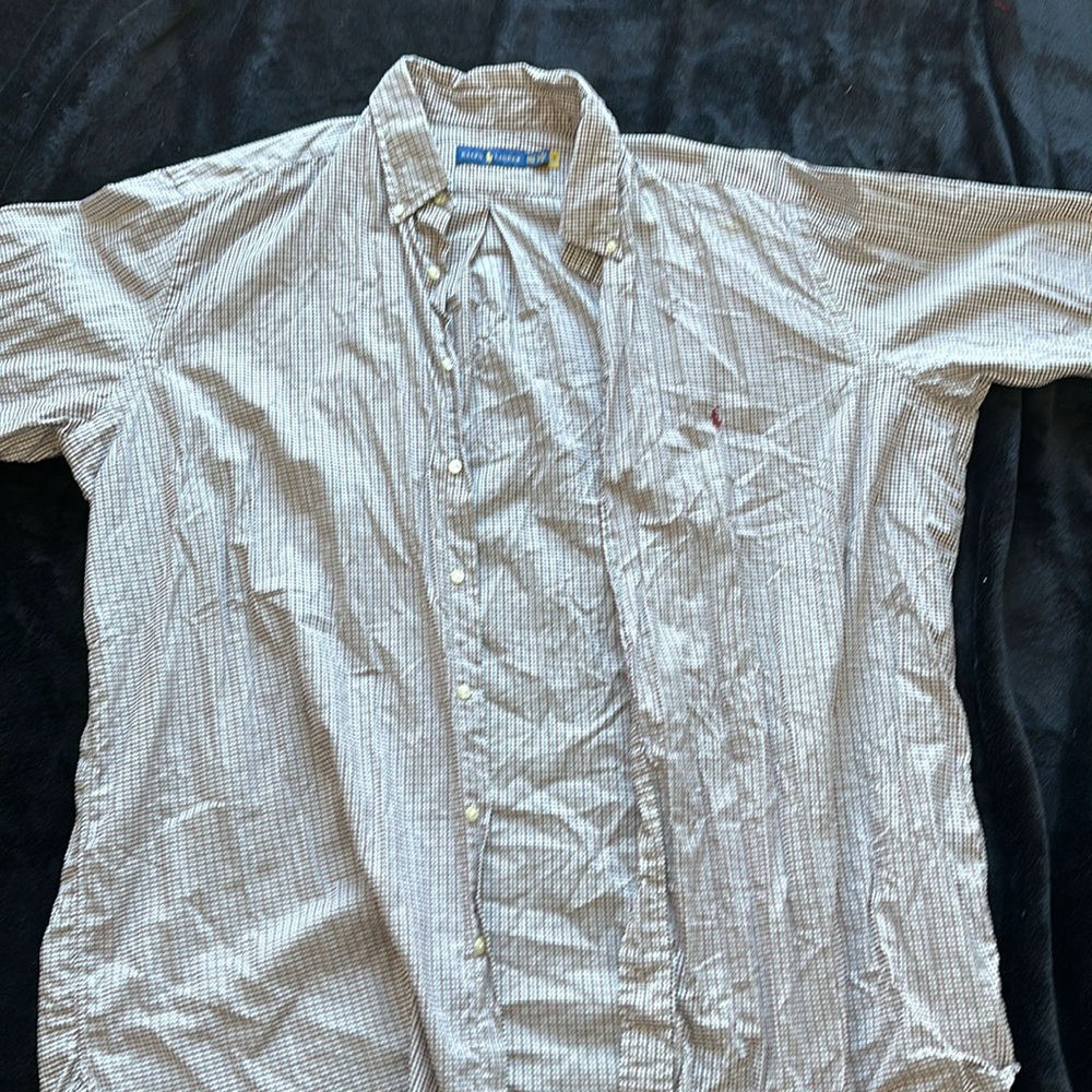 2xlt Polo shirt long sleeve button up